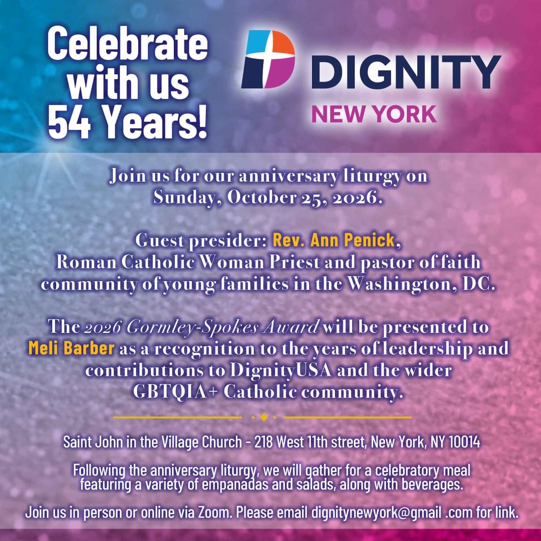 DignityNY Anniversary