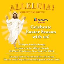  Alleluia!! Join us this Easter season for Sunday Liturgy